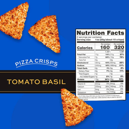 Tomato Basil Pizza Crisps