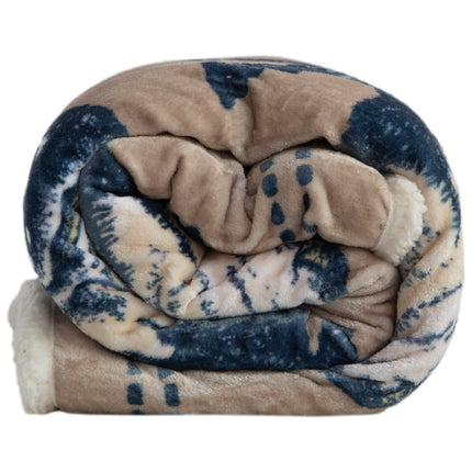 Three Buffalo Plush Throw