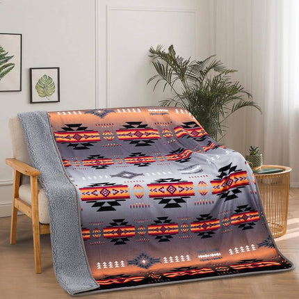 Tropical Soutwest Sherpa Throw: Fire