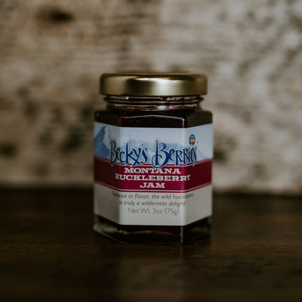 Montana Huckleberry Jam: 8 oz