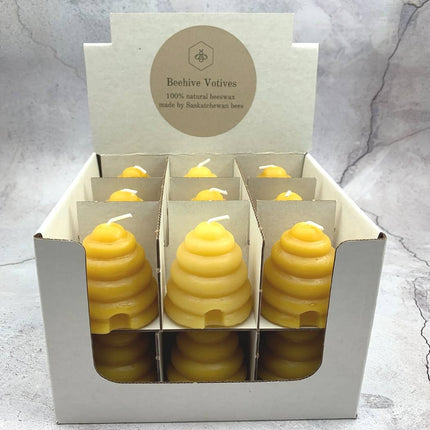 100% Natural Beeswax Beehive Votive