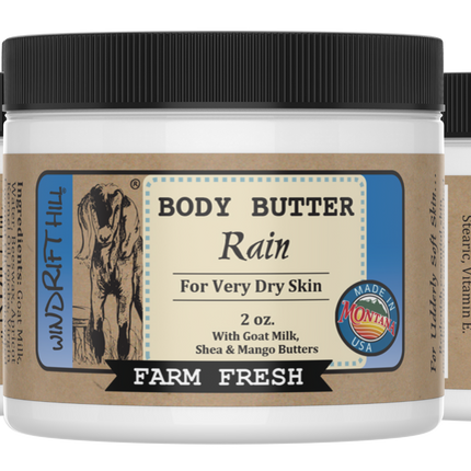 Rain | Goat Milk Body Butter | 2oz. Travel Size