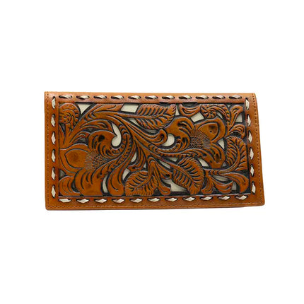 Genuine Lazer-Cut Leather Wallet