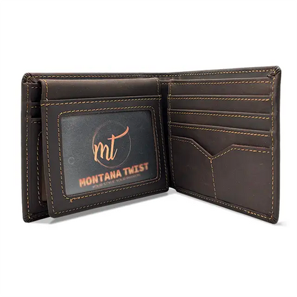 Simple Design Men's Leather Wallet