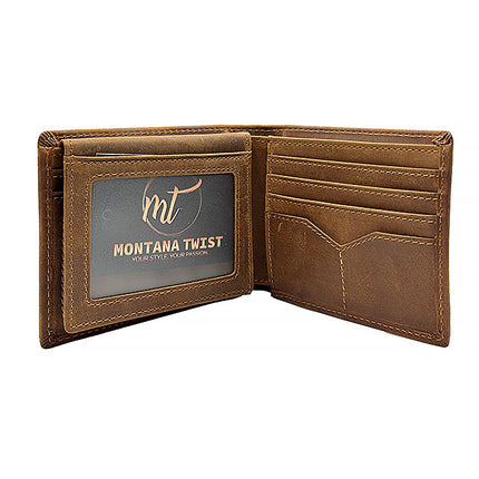 Simple Design Men's Leather Wallet