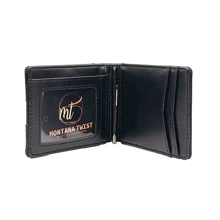 Black Men's Money Clip Wallet