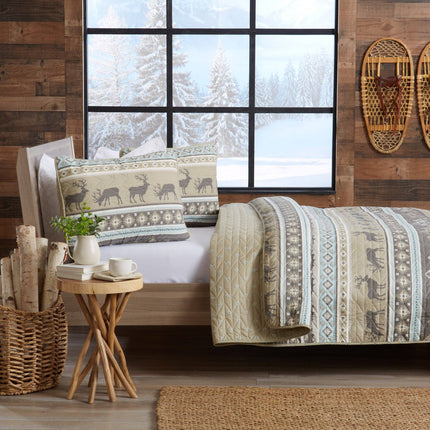 3-Piece Lodge Quilt - Yosemite Collection: King / Yosemite