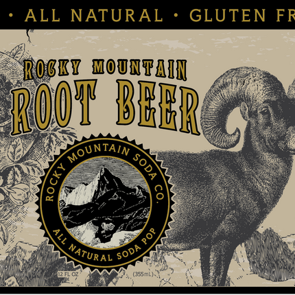 Rocky Mountain Root Beer Can