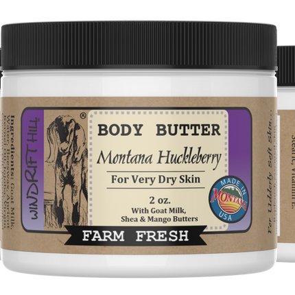 Montana Huckleberry | Goat Milk Body Butter | 2oz.