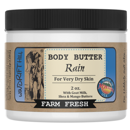 Rain | Goat Milk Body Butter | 2oz. Travel Size