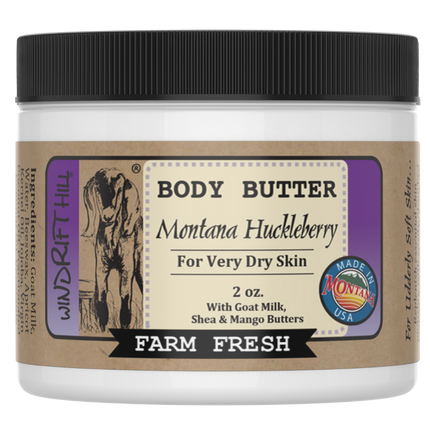 Montana Huckleberry | Goat Milk Body Butter | 2oz.