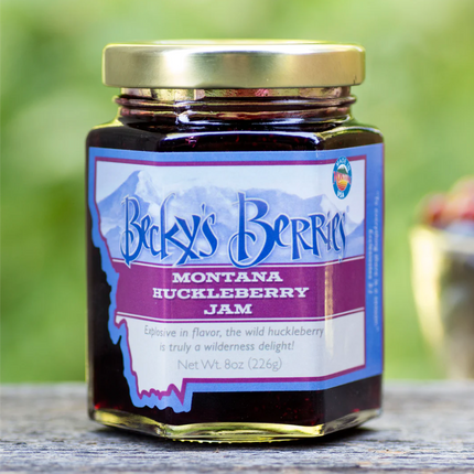 Montana Huckleberry Jam: 8 oz